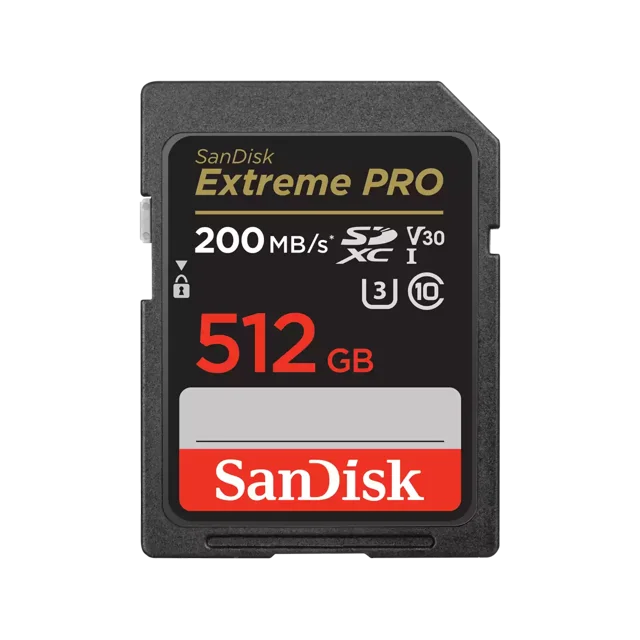 SanDisk 512GB Extreme PRO SDXC UHS-I Memory Card - C10, U3, V30, 4K UHD, SD Card - SDSDXXD-512G-GN4IN