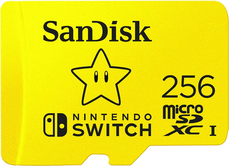 SanDisk 256GB microSDXC-Card, Licensed for Nintendo-Switch - SDSQXAO-256G